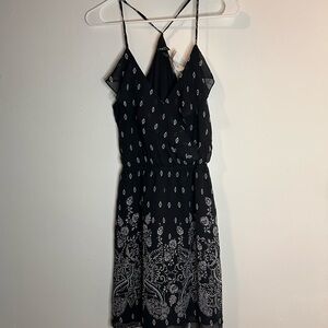 Rue21 Black and White Patterned Dress